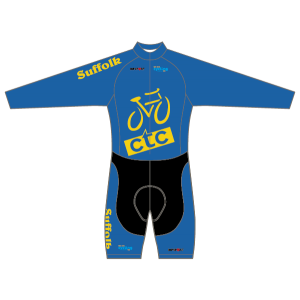 CTC Suffolk Blue/Yellow Design T1 Skinsuit - Long Sleeved