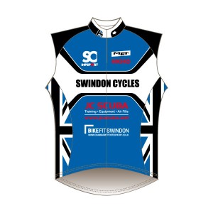 Team Swindon Cycles T1 Rain Gilet