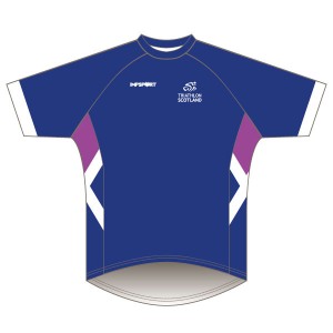 Triathlon Scotland Junior Short Sleeved Downhill Jersey