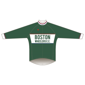 Boston Wheelers Retro T1 Road Jersey - Long Sleeved