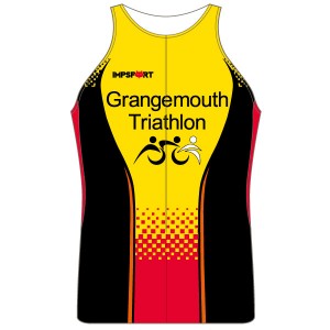 Grangemouth Triathlon Men's Tri Top - With Mesh Pockets