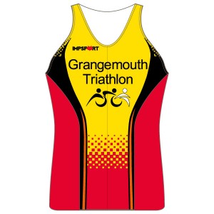 Grangemouth Triathlon Women's Tri Top - With Mesh Pockets