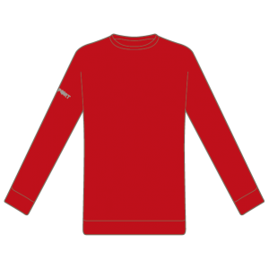 Lincs Fire and Rescue Junior Plain Long Sleeve T-Shirt (Red)