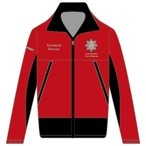 Lincs Fire and Rescue Junior Jacket (Red/Black)