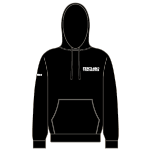 Pentland Triathletes Junior Hoodie (Black)
