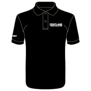 Pentland Triathletes Junior Cool Polo (Black)