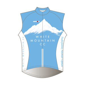 White Mountain CC Light Blue Design T1 Rain Gilet