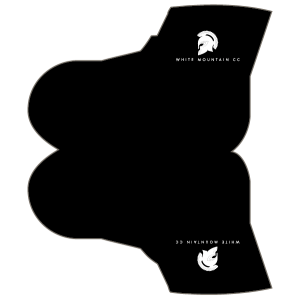White Mountain CC Light Blue Design Overshoes
