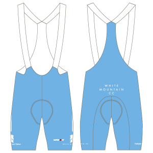 White Mountain CC Light Blue Design T3 Bibshorts