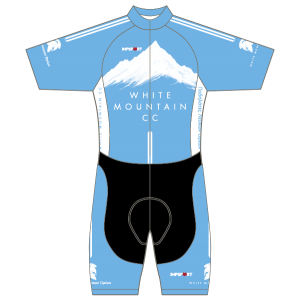 White Mountain CC Light Blue Design T1 Skinsuit - Short Sleeved