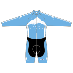 White Mountain CC Light Blue Design T1 Skinsuit - Long Sleeved