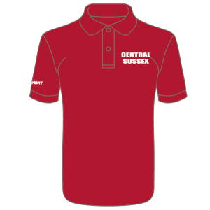 Central Sussex CC Cool Polo (Red)