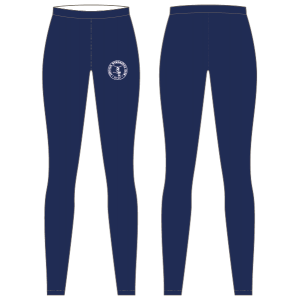 Lincoln Gymnastics Club/ Fit Kids Girls Navy Power Leggings