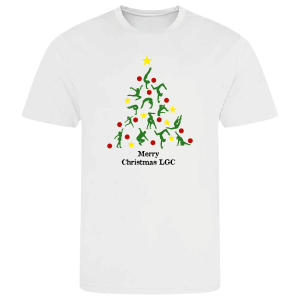 Lincoln Gymnastics Christmas Tree Cool Tee - Adult
