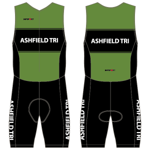 Ashfield Tri Men's Tri Suit - Front Zip - With Mesh Pockets