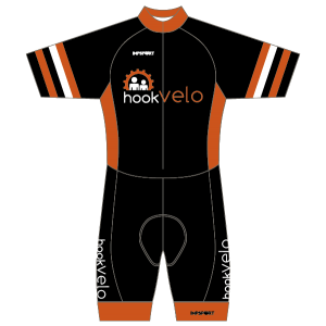 Hook Velo Orange T2 Skinsuit - Short Sleeved