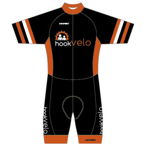 Hook Velo Orange T2 Skinsuit - Open Zip