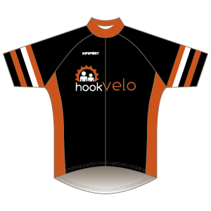 Hook Velo Orange T1 Road Jersey - Short Sleeved