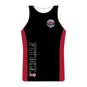 Fitbox Contrast Cool Vest (Black/ Red)