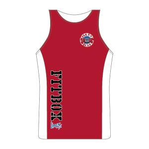 Fitbox Contrast Cool Vest (Red/ White)