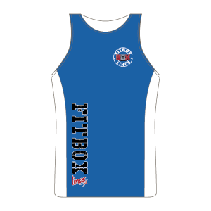 Fitbox Contrast Cool Vest (Royal Blue/ White)