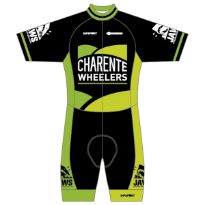Charente Wheelers T2 Skinsuit - Open Zip