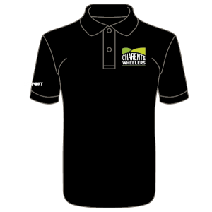 Charente Wheelers Cool Polo (Black)
