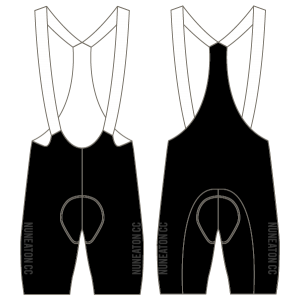 Nuneaton CC T3 Black Bibshorts