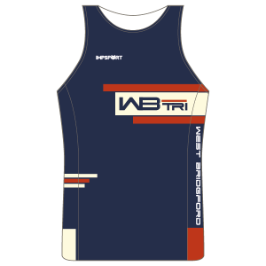 West Bridgford Tri Running Vest - Full Back