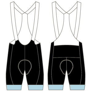 Dunmow Velo T2 Bibshorts (Custom Leg Bands)