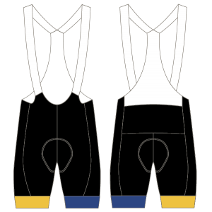Warrington RC Tri T2 Bibshorts (Custom Leg Bands)