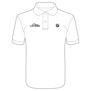 Listers BMW Boston Polo Shirt - White