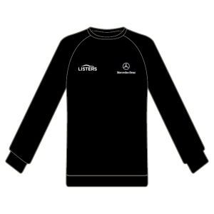 Listers Mercedes Classic Sweatshirt - Black