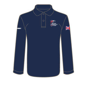British Glider Aerobatics Team Heavy Duty Collar Sweatshirt (Navy)