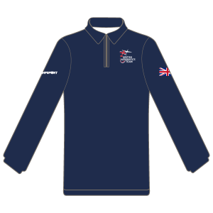 British Glider Aerobatics Team Supersoft ¼ Zip Sweatshirt (Navy)