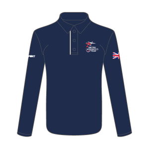 British Glider Aerobatics Team Long Sleeve Drill Shirt (Navy)
