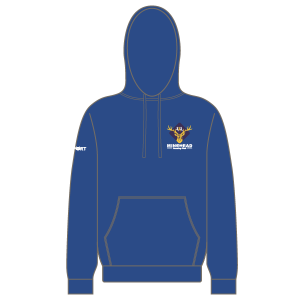 Minehead RC Hoodie With Stag Logo - Royal Blue