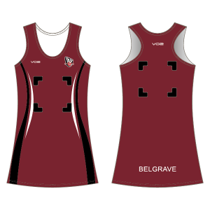 Belgrave Netball Club - Racer Back Netball Dress
