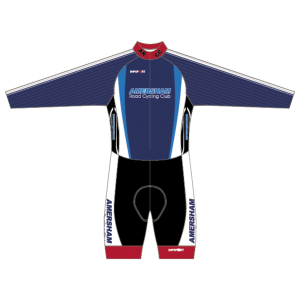 Amersham Road CC White Design T2 Skinsuit - Long Sleeved