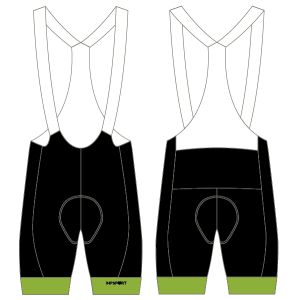 Peak Ascent Cycles T2 Bibshorts (Custom Leg Bands)