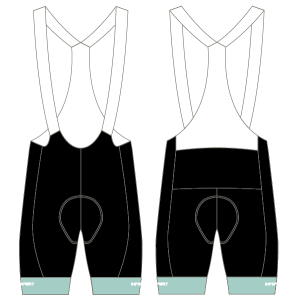 SYLS CC Winter Design T2 Bibshorts (Custom Leg Bands)