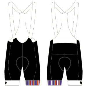 Doddington Daisies T2 Bibshorts (Custom Leg Bands) - Mallorca Design