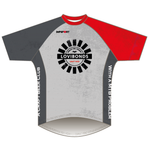 Lovibonds Brewery Grey Design Downhill Jersey - Short Sleeved