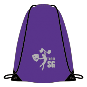 Sandy Gray School of Dance & Theatre Drawstring Bag (Purple)