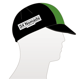 34 Nomads Retro Kit Centre Band Cycle Cap