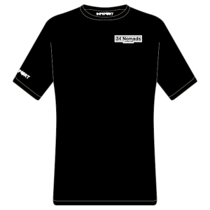 34 Nomads Retro Kit Smooth Cool T-Shirt (Black)