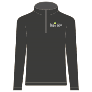Holme Pierrepont Half Zip Sweatshirt - Charcoal Grey