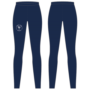 Emma Jane Dance Womens Leggings Navy