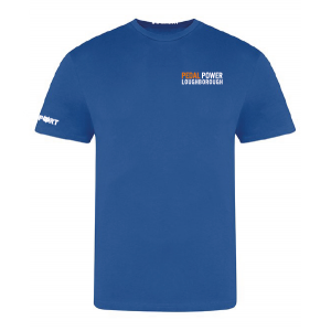 Pedal Power Cotton T-Shirt (Royal)