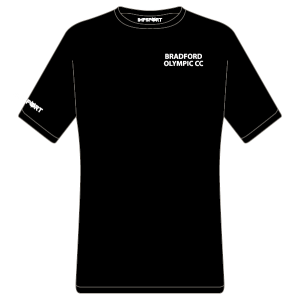 Bradford Olympic CC Smooth Cool T-Shirt (Black)